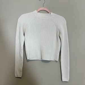 CLUB MONACO white mock neck xs